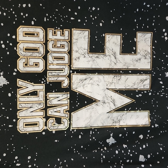 Only God can judge me Boys graphic tee size 16/17 nwt - Picture 2 of 7